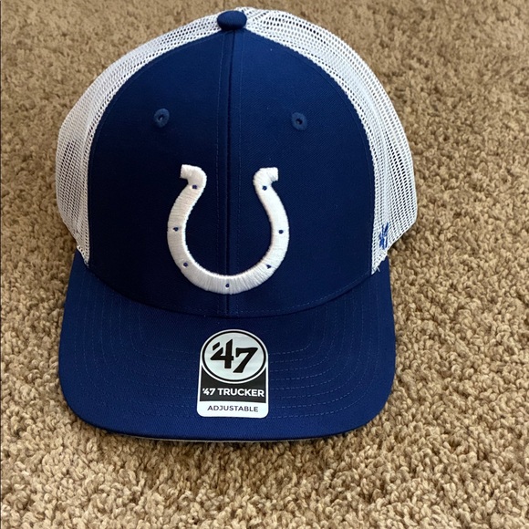 Other - 47 Brand Blue and White Trucker Hat